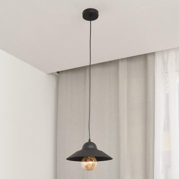 Hanglamp aan een koord SORAPIS 1xE27/15W/230V zwart