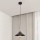 Hanglamp aan een koord SORAPIS 1xE27/15W/230V zwart