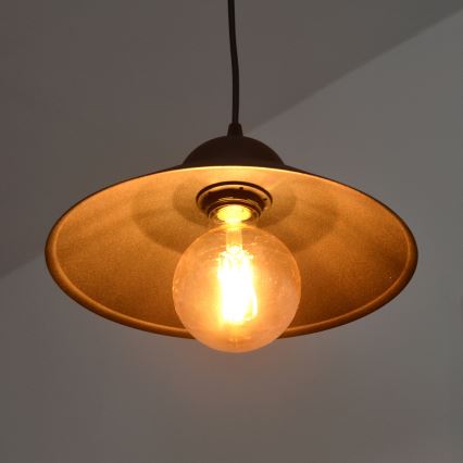 Hanglamp aan een koord SORAPIS 1xE27/15W/230V zwart