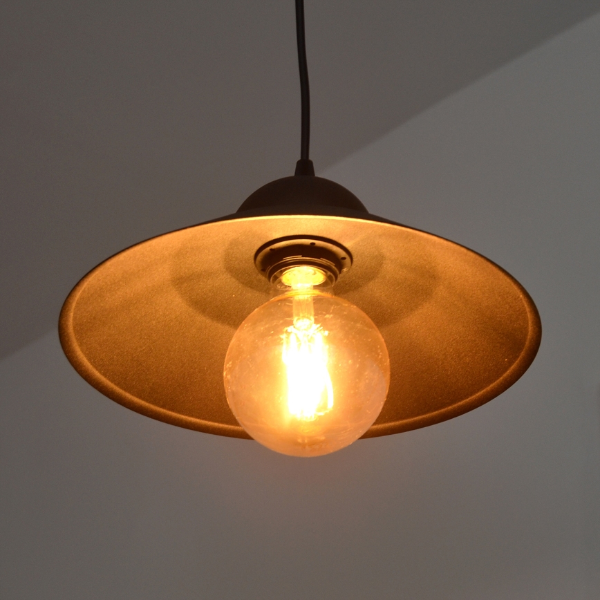 Hanglamp aan een koord SORAPIS 1xE27/15W/230V zwart