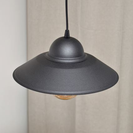 Hanglamp aan een koord SORAPIS 1xE27/15W/230V zwart