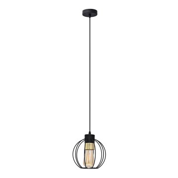 Hanglamp aan een koord STARLIGHT 1xE27/15W/230V zwart/goud