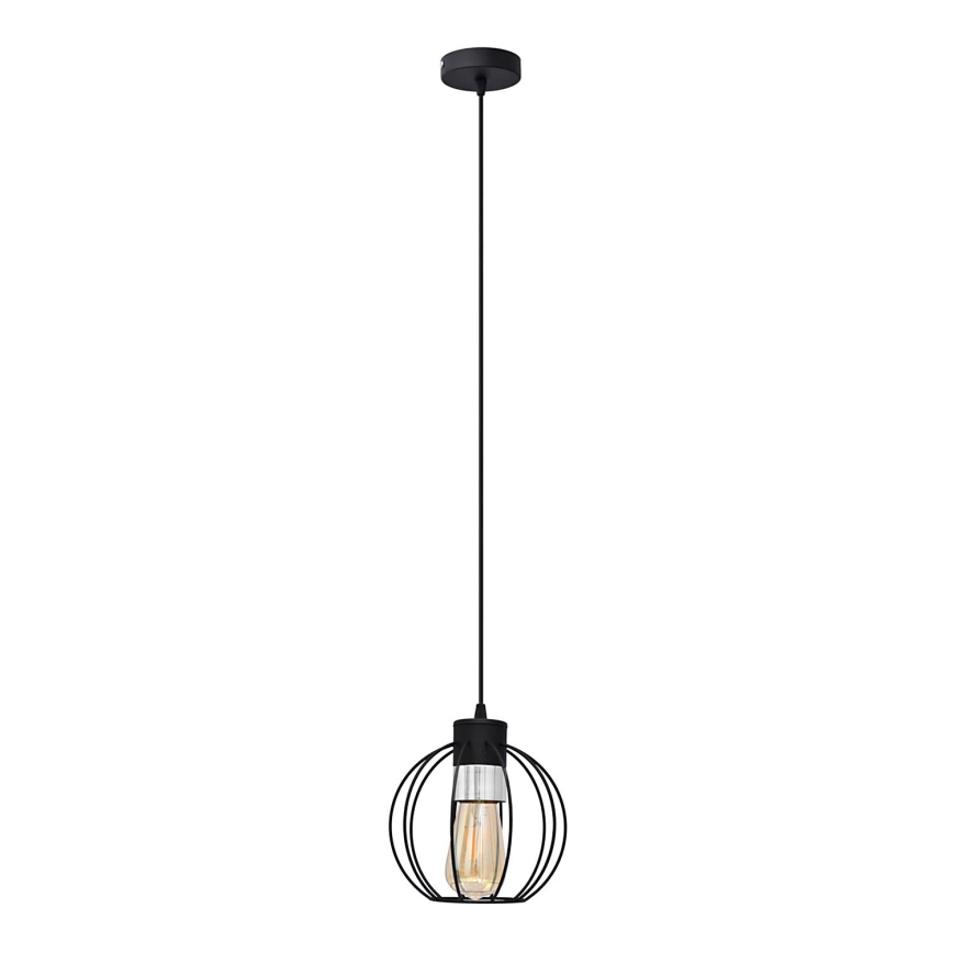 Hanglamp aan een koord STARLIGHT 1xE27/15W/230V zwart/zilver