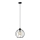 Hanglamp aan een koord STARLIGHT 1xE27/15W/230V zwart/zilver