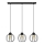 Hanglamp aan een koord STARLIGHT 3xE27/15W/230V zwart/goud