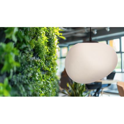 Hanglamp aan een koord STONES 1xE27/40W/230V diameter 30 cm
