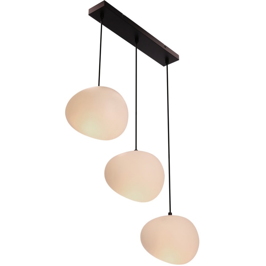 Hanglamp aan een koord STONES 3xE27/40W/230V