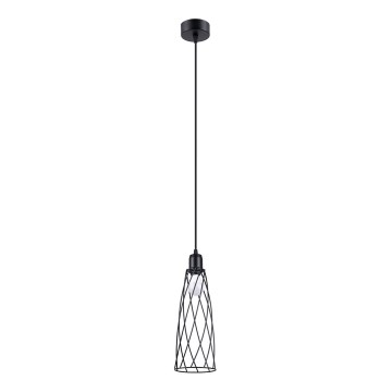 Hanglamp aan een koord SUBA 1xE27/15W/230V zwart