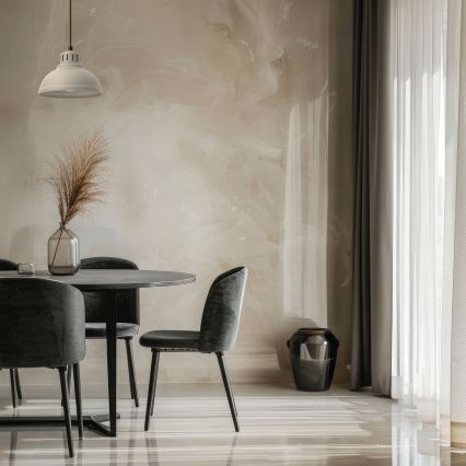 Hanglamp aan een koord SVEN 1xE27/15W/230V beige