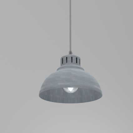 Hanglamp aan een koord SVEN 1xE27/15W/230V grijs