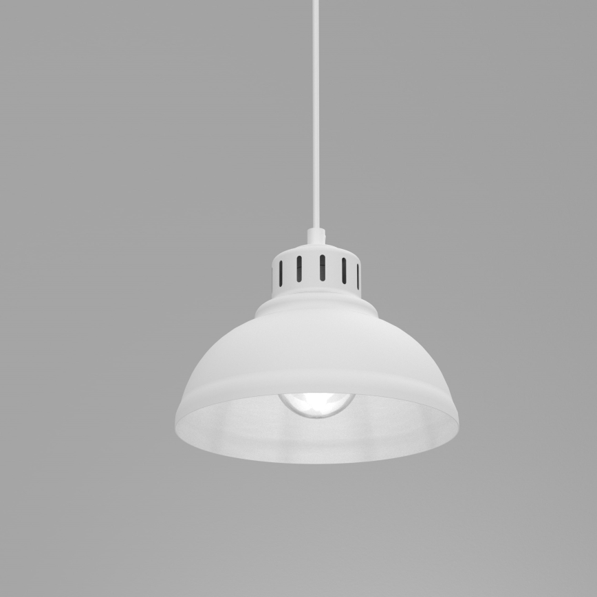 Hanglamp aan een koord SVEN 1xE27/15W/230V wit