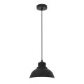 Hanglamp aan een koord SVEN 1xE27/15W/230V zwart