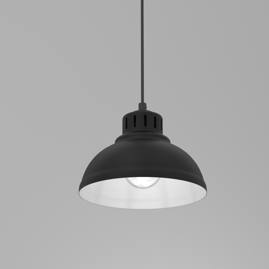 Hanglamp aan een koord SVEN 1xE27/15W/230V zwart