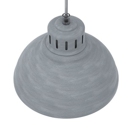 Hanglamp aan een koord SVEN 2xE27/15W/230V grijs