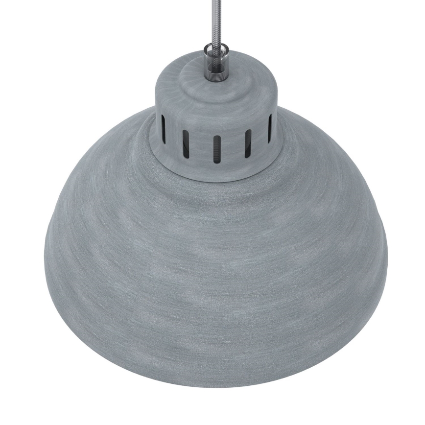 Hanglamp aan een koord SVEN 2xE27/15W/230V grijs