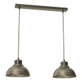 Hanglamp aan een koord SVEN 2xE27/15W/230V messing