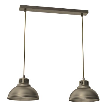 Hanglamp aan een koord SVEN 2xE27/15W/230V messing