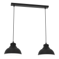 Hanglamp aan een koord SVEN 2xE27/15W/230V zwart