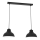 Hanglamp aan een koord SVEN 2xE27/15W/230V zwart
