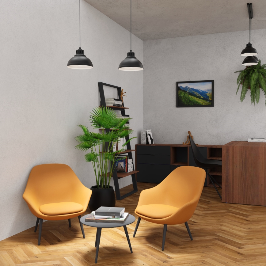 Hanglamp aan een koord SVEN 2xE27/15W/230V zwart