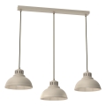 Hanglamp aan een koord SVEN 3xE27/15W/230V beige