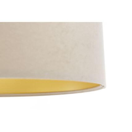 Hanglamp aan een koord SWING 1xE27/60W/230V beige/wit/goud