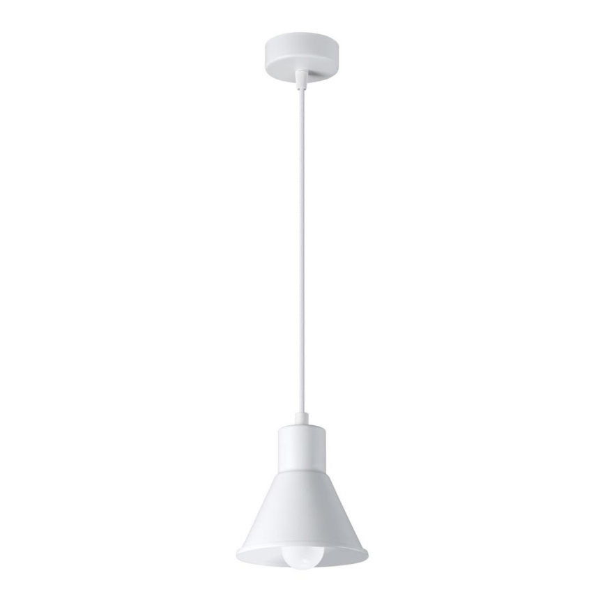 Hanglamp aan een koord TALEJA 1xE27/60W/230V wit