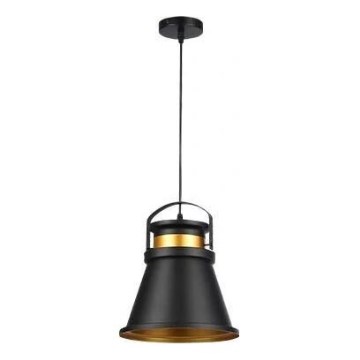 Hanglamp aan een koord TAO 1xE27/60W/230V diameter 25 cm zwart