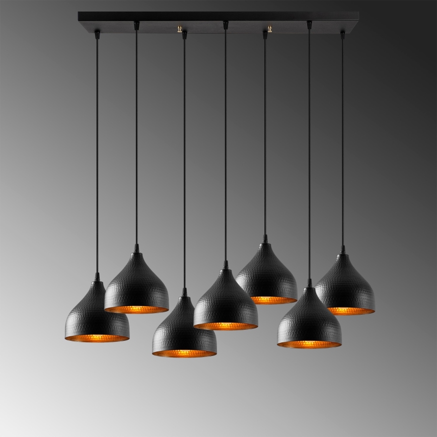 Hanglamp aan een koord TATTOO 7xE27/40W/230V