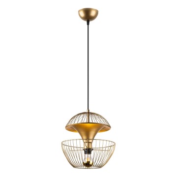 Hanglamp aan een koord TELMANDER 1xE27/40W/230V goud