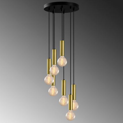 Hanglamp aan een koord TEMPO 7xE27/40W/230V