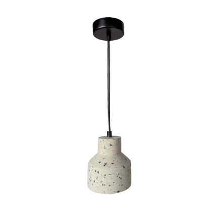 Hanglamp aan een koord TERRAZZO 1xE27/60W/230V diameter 12 cm crème