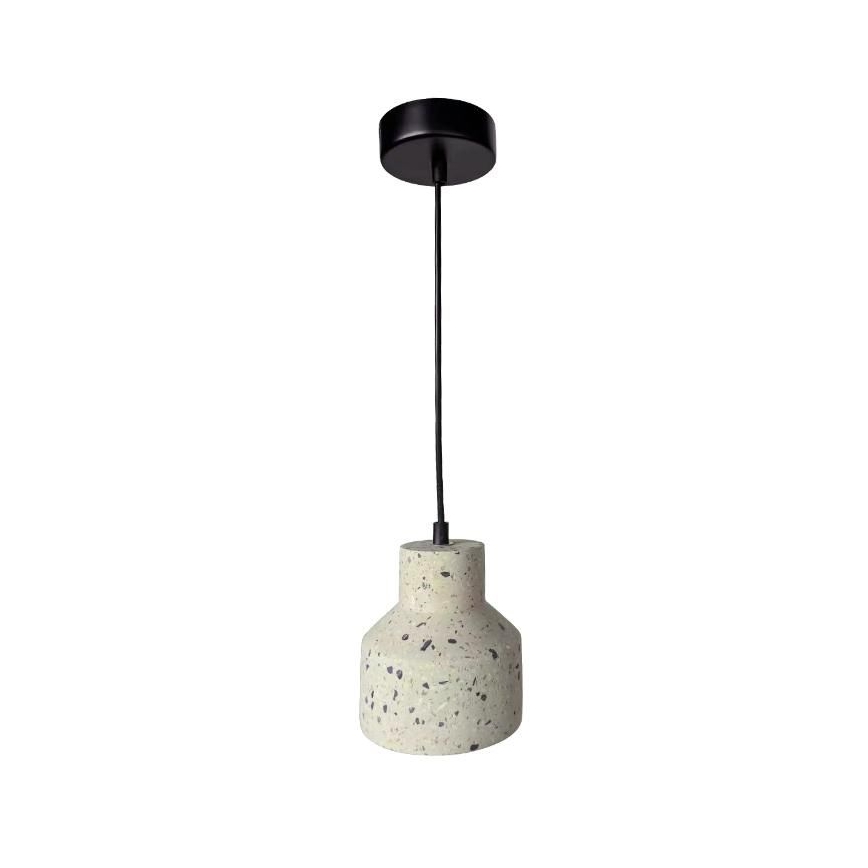 Hanglamp aan een koord TERRAZZO 1xE27/60W/230V diameter 12 cm crème