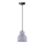 Hanglamp aan een koord TERRAZZO 1xE27/60W/230V diameter 12 cm grijs