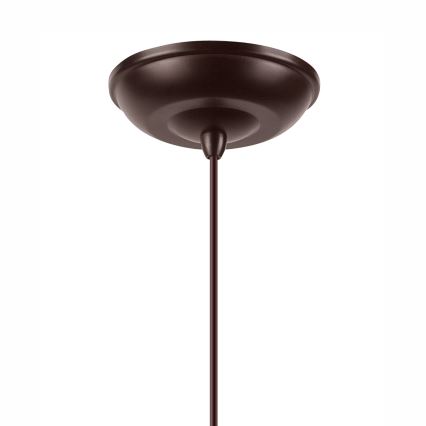 Hanglamp aan een koord TINA 1xE27/60W/230V brons