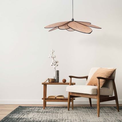 Hanglamp aan een koord TOBAGO 1xE27/20W/230V diameter 100 cm beige