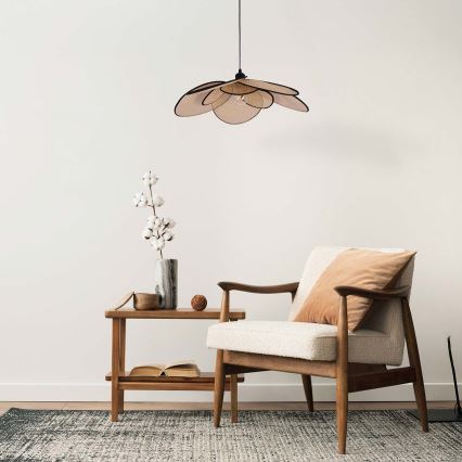 Hanglamp aan een koord TOBAGO 1xE27/20W/230V diameter 60 cm beige