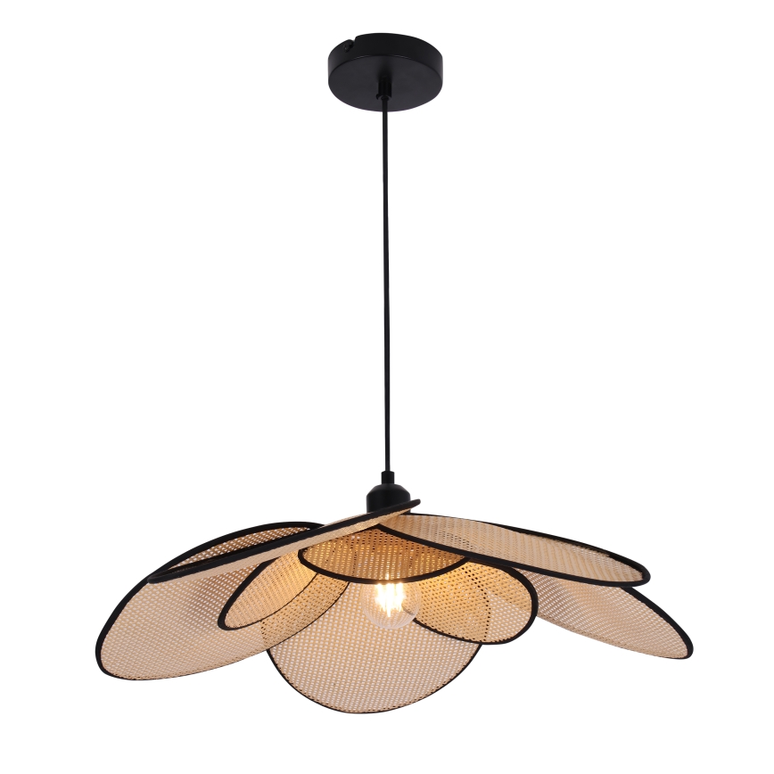 Hanglamp aan een koord TOBAGO 1xE27/20W/230V diameter 60 cm beige