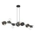 Hanglamp aan een koord TOKEN 8xE27/15W/230V zwart