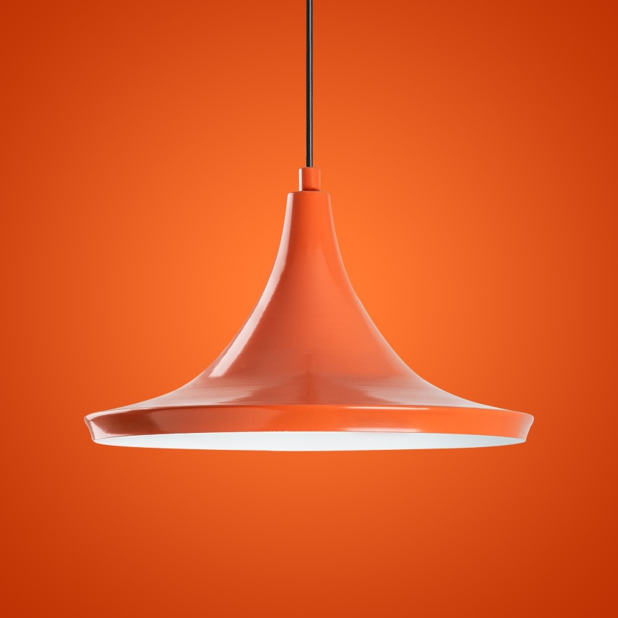 Hanglamp aan een koord TOM 1xE27/40W/230V oranje
