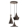 Hanglamp aan een koord TOM 3xE27/40W/230V grijs