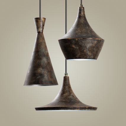 Hanglamp aan een koord TOM 3xE27/40W/230V grijs