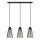 Hanglamp aan een koord TORRI 3xE27/15W/230V zwart