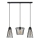 Hanglamp aan een koord TORRI 3xE27/15W/230V zwart
