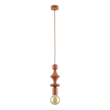 Hanglamp aan een koord TOWER 1xE27/15W/230V baksteen
