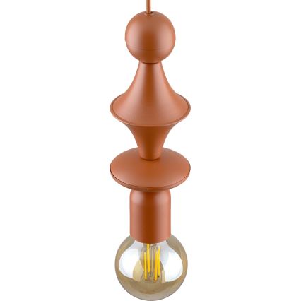 Hanglamp aan een koord TOWER 1xE27/15W/230V baksteen