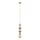 Hanglamp aan een koord TOWER 1xE27/15W/230V beige