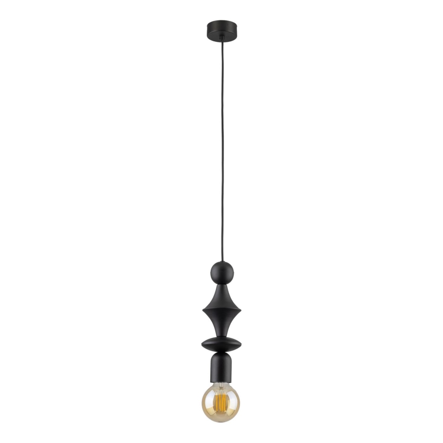 Hanglamp aan een koord TOWER 1xE27/15W/230V zwart
