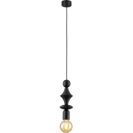 Hanglamp aan een koord TOWER 1xE27/15W/230V zwart