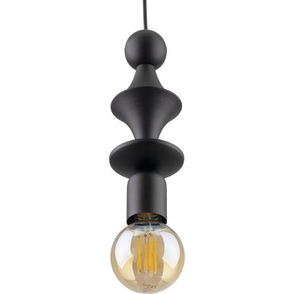 Hanglamp aan een koord TOWER 1xE27/15W/230V zwart